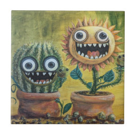 Fantasy Keramik Tile, klein (4,25" x 4,25") Fliese