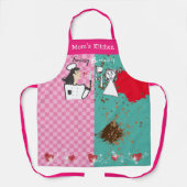 Fantasy Koch / chaotischer Koch personalisiertes K Schürze (Vorderseite)