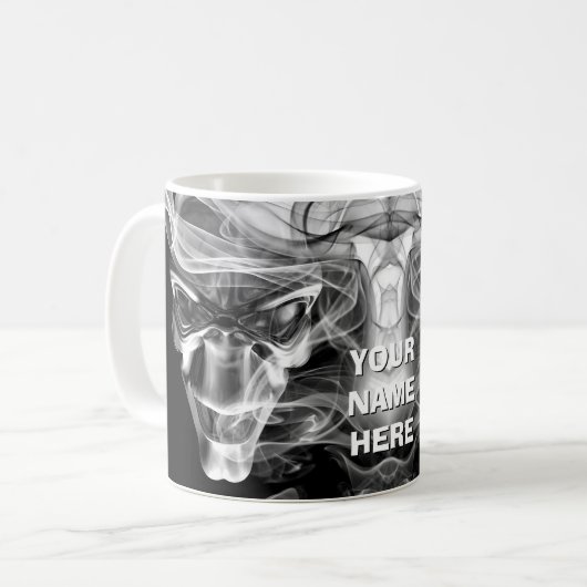 Fantasy-Kreatur-Design. Personalisiert Kaffeetasse (Vorderseite Links)