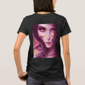Fantasy-Kreatur-Feenprinzessin T-Shirt (Rückseite)