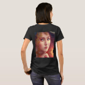Fantasy-Kreatur Frauenprinzessin T-Shirt (Schwarz voll)