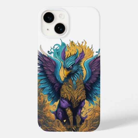 Fantasy-Kreaturen und magische ariPhone / iPad Geh Case-Mate iPhone Hülle (Rückseite)