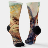 Fantasy Krieger: Dagar Socken (Gewinkelt)