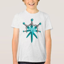 Fantasy-Kristall-Schwert-Kinder-Shirt