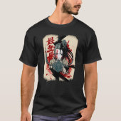 Fantasy Kuchisake onna Battle between Good und Evi T-Shirt (Vorderseite)