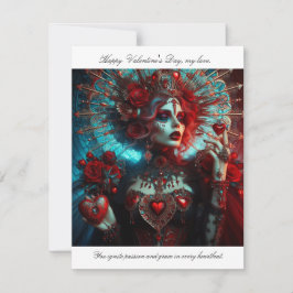 Fantasy Kunst der radikalen Liebe Mitteilungskarte