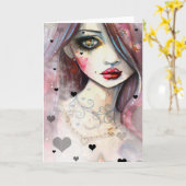 Fantasy Kunst, Dichtung und Musik Karte (Gelbe Blume)