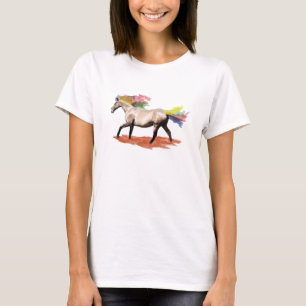 Fantasy-Kunst - Regenbogenpferd T-Shirt
