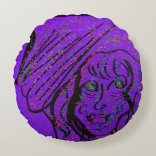 Fantasy-Kunst-Rundkissen Rundes Kissen