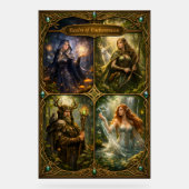Fantasy-Kunstposter Acrylschild (Vorderseite)