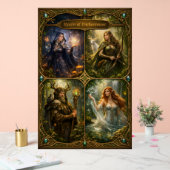 Fantasy-Kunstposter Acrylschild (Hochzeit)