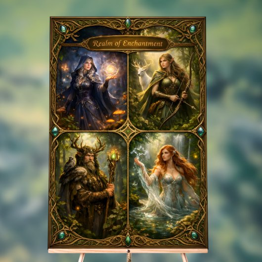 Fantasy-Kunstposter Acrylschild (Neutral)