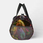 Fantasy Lady Slipper Blume Personalisiert Duffle Bag (Rechts)