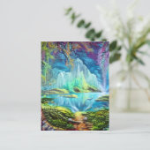 Fantasy Lake Postkarte (Stehend Vorderseite)