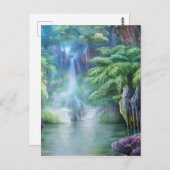 Fantasy Lake Postkarte (Vorne/Hinten)