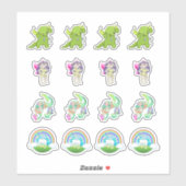 Fantasy Land Collection Kiss-Cut Stickers Aufkleber (Blatt)
