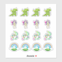 Fantasy Land Collection Kiss-Cut Stickers Aufkleber