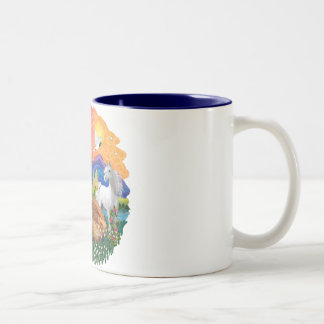 Fantasy Land (ff) - Maine Coon cat (rot) Zweifarbige Tasse