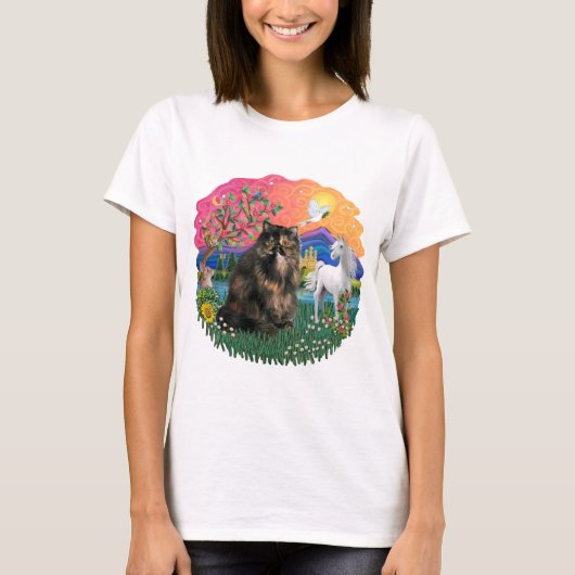 Fantasy Land (ff) - Persian Tortie cat 18 T-Shirt (Vorderseite)