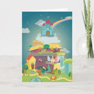 Fantasy Land Grußkarte Karte