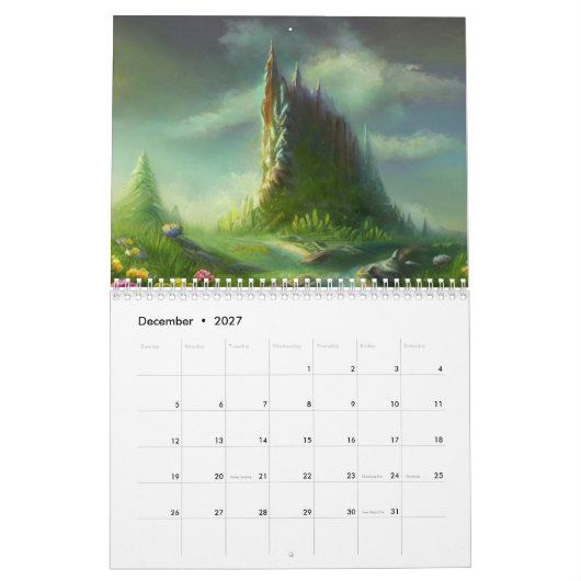 Fantasy Land Kalender (Dez 2027)