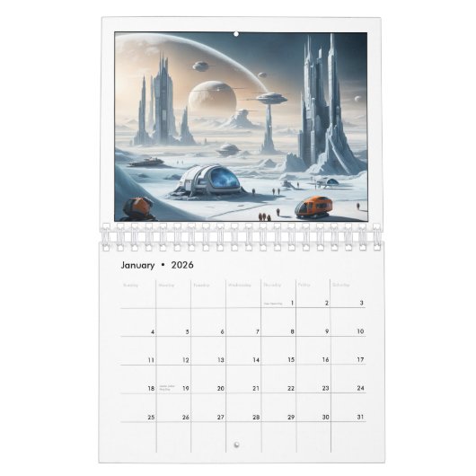 Fantasy Lands Kalender (Jan 2026)