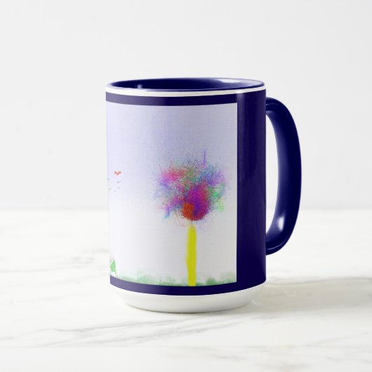 Fantasy Landscape Escape Mug Tasse (VorderseiteRechts)