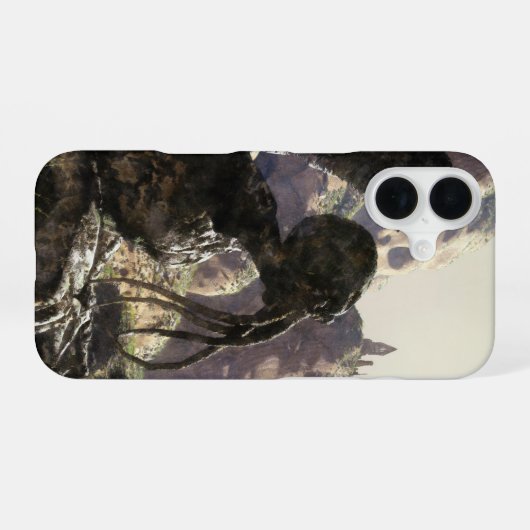 Fantasy landscape iPhone 16 hülle (Rückseite (Horizontal))