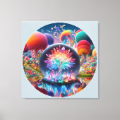 Fantasy Landscape Leinwanddruck (Vorderseite)