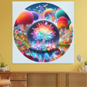 Fantasy Landscape Leinwanddruck (Insitu (Wohnzimmer))