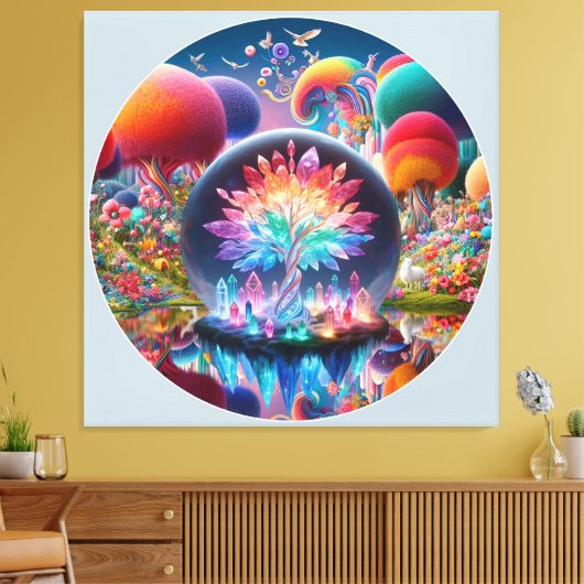 Fantasy Landscape Leinwanddruck (Insitu (Wohnzimmer))