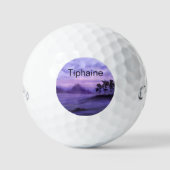 Fantasy Landscape Lila Golfball (Vorderseite)