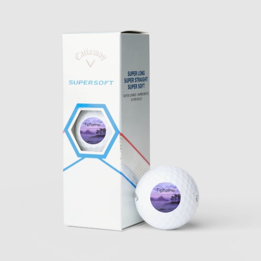 Fantasy Landscape Lila Golfball (Verpackung)