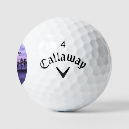 Fantasy Landscape Lila Golfball (Logo)