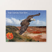 Fantasy Landscape mit Bald Eagle Puzzle (Horizontal)