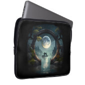 Fantasy Landscape Moon, Round Arch Laptopschutzhülle (Vorne Rechts)
