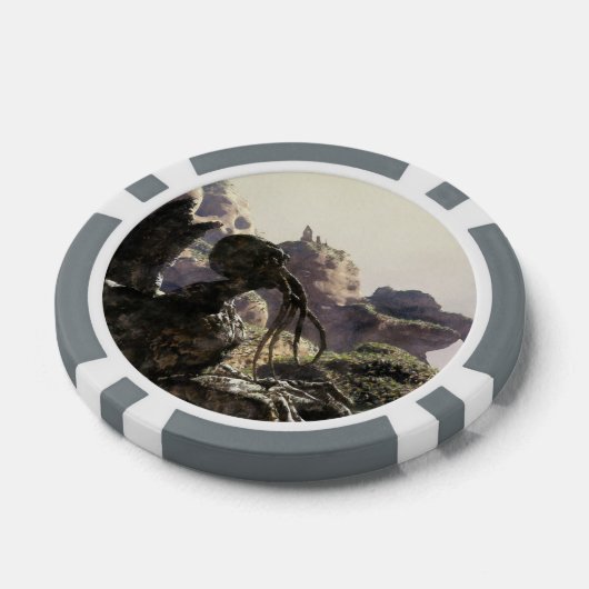 Fantasy landscape pokerchips (Einzeln)