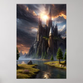 Fantasy Landscape Poster (Vorne)
