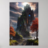 Fantasy Landscape Poster (Vorne)