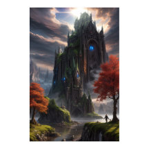 Fantasy Landscape Poster