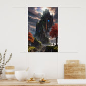 Fantasy Landscape Poster (Küche)