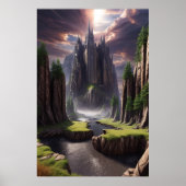 Fantasy Landscape Poster (Vorne)
