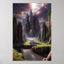 Fantasy Landscape Poster