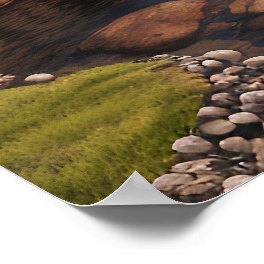 Fantasy Landscape Poster (Ecke)