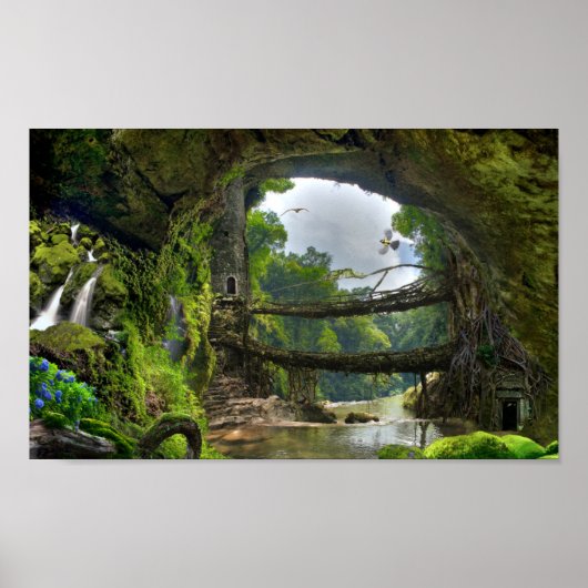 Fantasy Landscape Poster (Vorne)