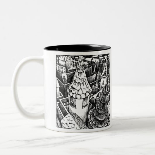 Fantasy Landscape Tasse (Links)