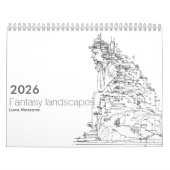Fantasy Landscapes Kalender (Titelbild)