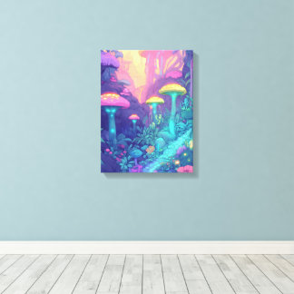 Fantasy Landschaft bedruckte Leinwand