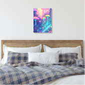 Fantasy Landschaft bedruckte Leinwand (Insitu (Schlafzimmer))