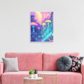 Fantasy Landschaft bedruckte Leinwand (Insitu (Wohnzimmer))
